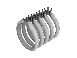 solitaire rings collection 3d print model Model do druku 3D