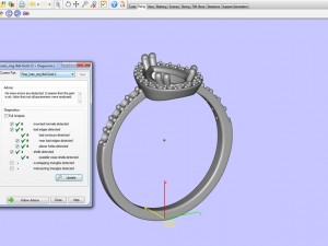 halo pear sapphire ring 3D 프린트 모델