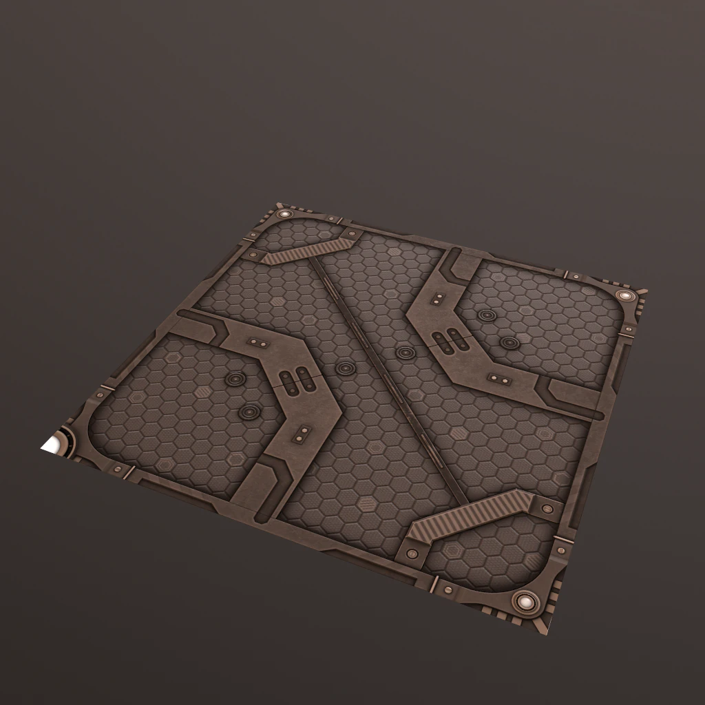 sci fi floor 01 CG Textures .c4d .max .obj .3ds .fbx .stl .blend 