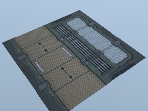 sci-fi floor 02 CG テクスチャ