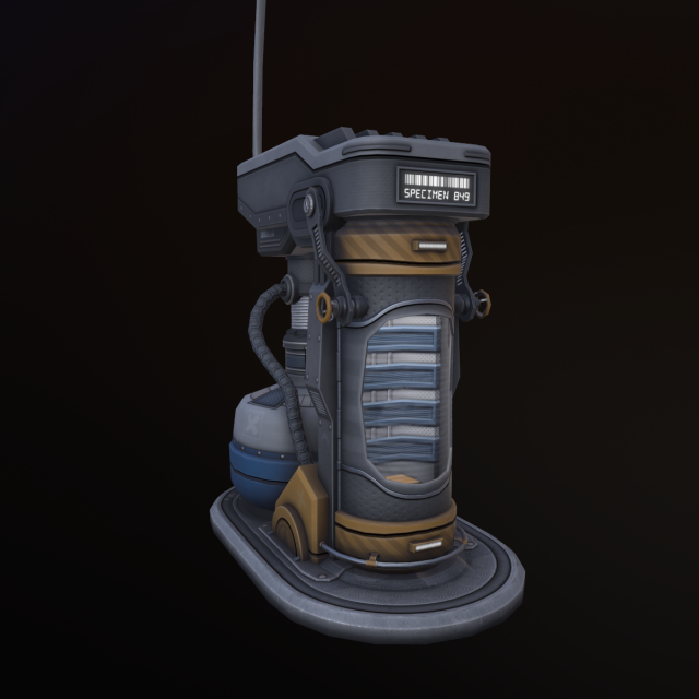 cryotube Modelo 3D .c4d .max .obj .3ds .fbx .stl .blend 