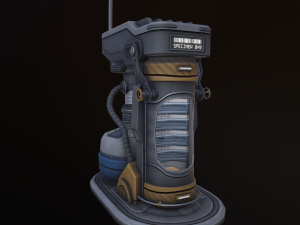 cryotube Modelo 3D