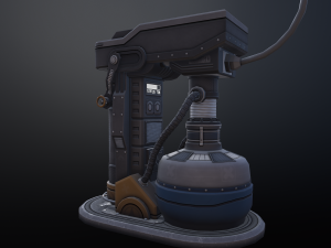 cryotube Modelo 3D