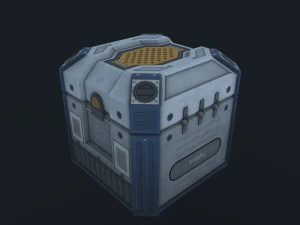 sci-fi crate 3D Model
