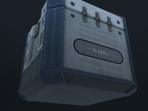 sci-fi crate Modelo 3D