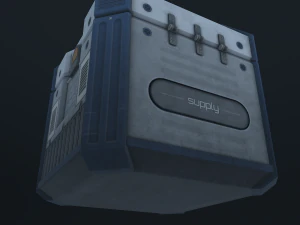 sci-fi crate 3D Model