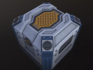 sci-fi crate 3D Model