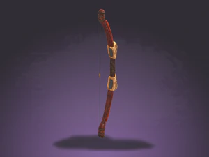 활 궁수 3D 모델