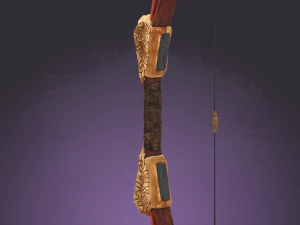 활 궁수 3D 모델