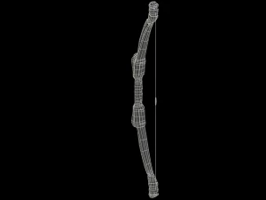 활 궁수 3D 모델