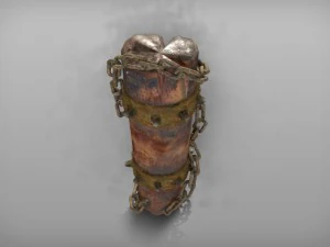 totem with chain 3D Model