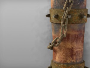 totem with chain 3D Model