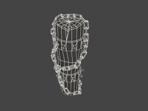 totem with chain 3D Model