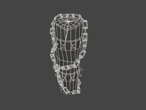 totem with chain 3D Model