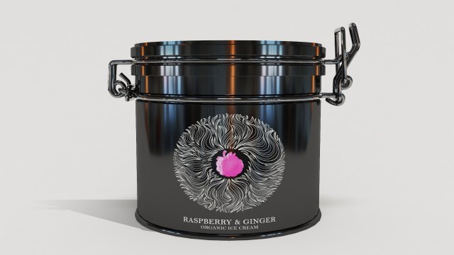 jar for cream Modelo 3D .c4d .max .obj .3ds .fbx .stl .blend 
