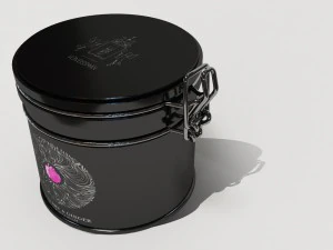 크림용 항아리 3D 모델