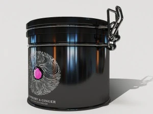 크림용 항아리 3D 모델