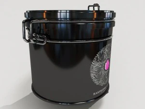 크림용 항아리 3D 모델