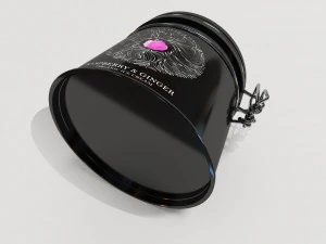 크림용 항아리 3D 모델