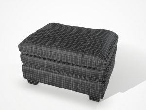 gleason chair ottoman Model 3D