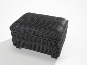 gleason chair ottoman Model 3D
