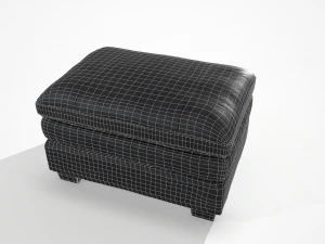 gleason chair ottoman 3D Model