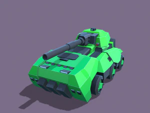 stylized tanks pack low-poly 3D Model