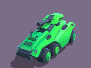 stylized tanks pack low-poly Modèle 3D