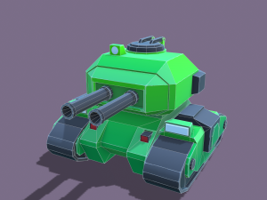 stylized tanks pack low-poly Modèle 3D