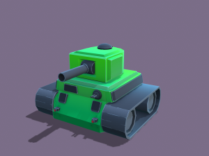 stylized tanks pack low-poly Modèle 3D