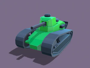 stylized tanks pack low-poly 3D Model