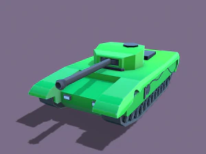 stylized tanks pack low-poly 3D Model
