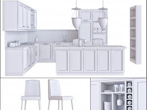 kitchen milton 3D Model