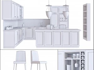 kitchen milton 3D Model