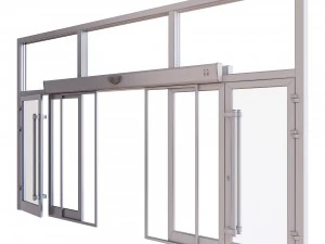 aluminium door 3D Model