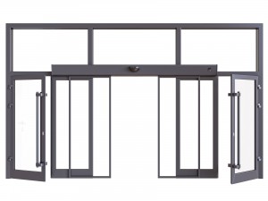 aluminium door Model 3D