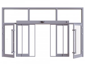 aluminium door Model 3D