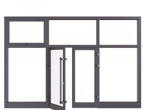 aluminium door 3D Model