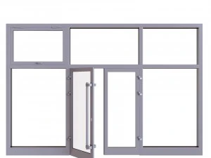 aluminium door 3D Model