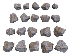 landscaping stone Modello 3D