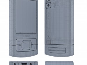 nokia 6500 slide 3D-Modell