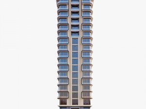 modern residential building Modèle 3D
