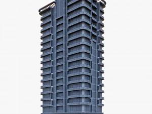 modern residential building 3D Model