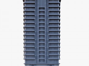 modern residential building Modèle 3D