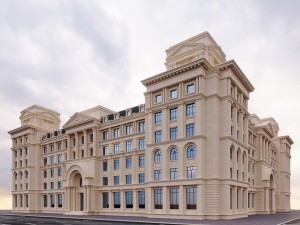 commercial building Modelo 3D