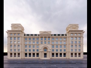 commercial building Modelo 3D