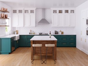 green kitchen 3Dモデル
