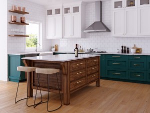 green kitchen 3D Model