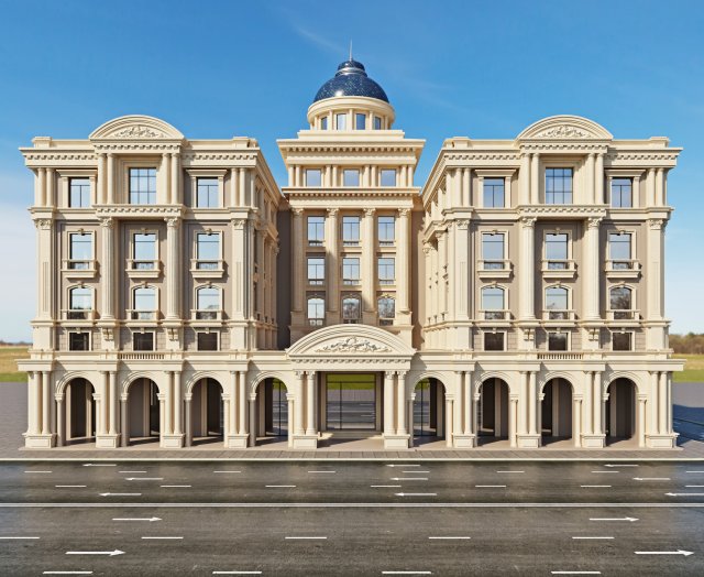 building 3D मॉडल .c4d .max .obj .3ds .fbx .stl .blend 