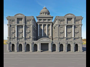 Geb&auml;ude 3D Modell
